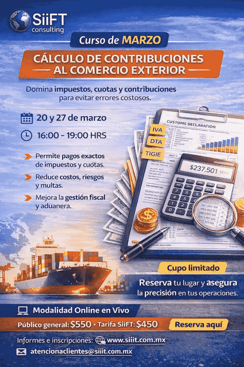 CÁLCULO DE CONTRIBUCIONES AL COMERCIO EXTERIOR, ENFOQUE: EFICIENCIA EN COSTOS.
