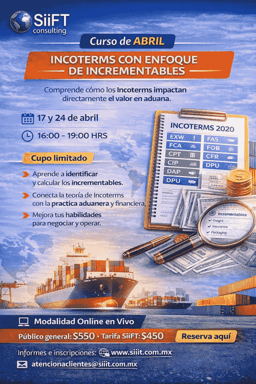 CURSO: INCOTERMS CON ENFOQUE EN INCREMENTABLES