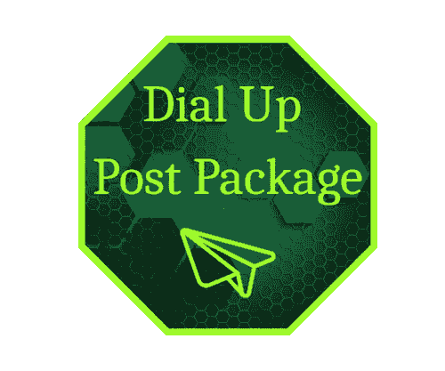 Dial-Up Post Package: $1,000 | Deposit: $300