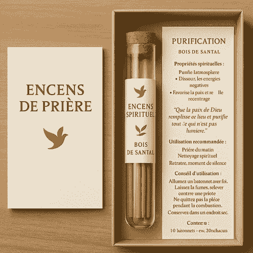Encens de Prière – Élévation & Connexion Divine