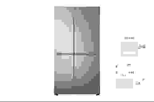 785公升智慧變頻對開冰箱|星辰銀 GR-B734SV