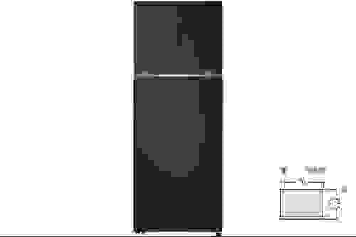 461公升智慧變頻雙門冰箱|夜墨黑 GN-HL460EB