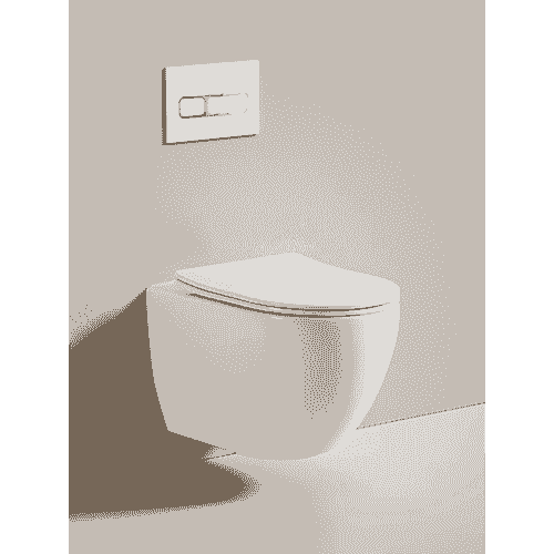 WC HORIZONTAL SUSPENDU- BLANC 480X360X320MM REF:2311-W