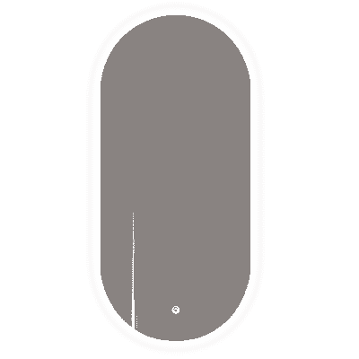 MIROIR NOIR ALU 500X800MM REF:101-BLACK