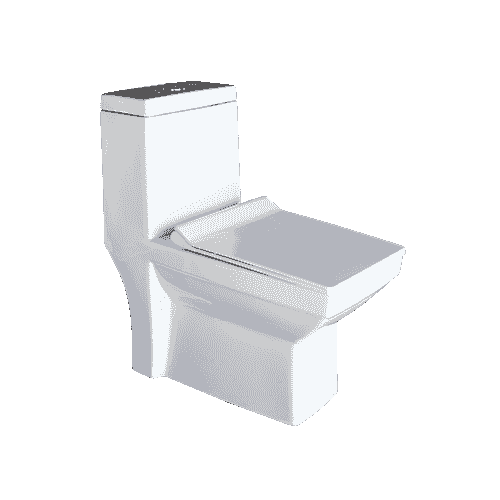 WC MONOBLOC CERAMIQUE  "INDE" Ref: CRYSTAL