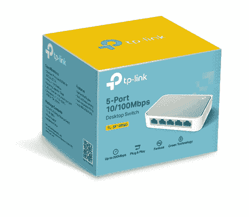 TP-Link 5埠 10/100Mbps 桌上型交換器  
