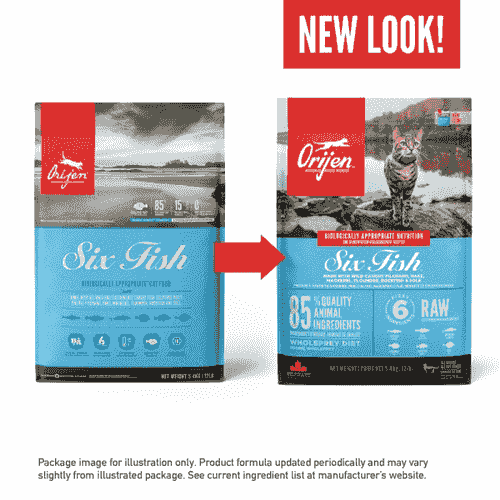 Orijen six fish for cat 1.8kg/5.4kg