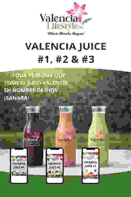 Receta de los jugos valencia 1- 3 en digital