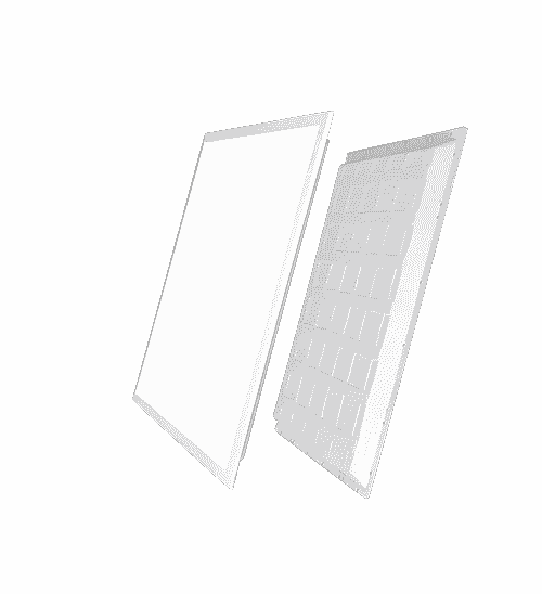 HL-PNL600  Botton light  60*60cm  big panel light  Gypsum type