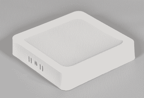 HL-XK04 Square surface panel light Round & Surface unibody three-proof 