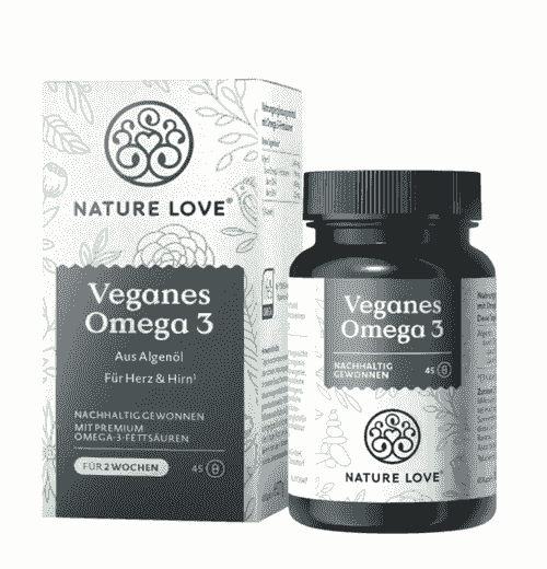 NATURE LOVE Veganes Omega 3 Kapseln