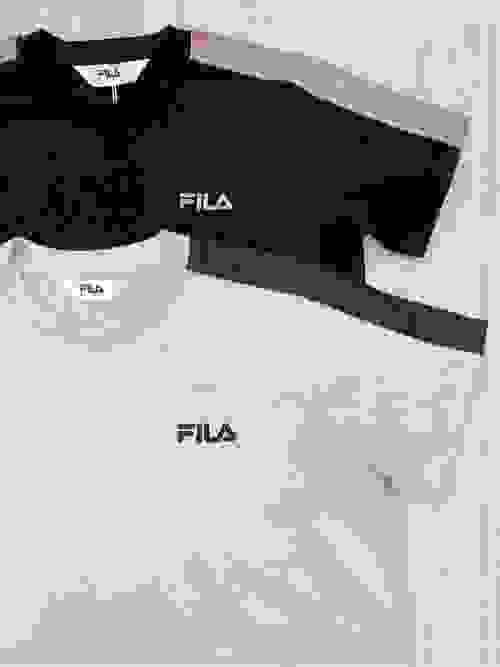  Fila 袖串標上衣/短褲