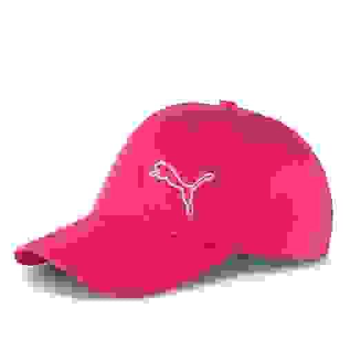 PUMA 魔鬼粘 桃紅色棒球鴨舌帽