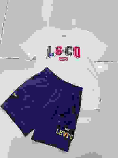 Levis  透氣上衣/工裝短褲