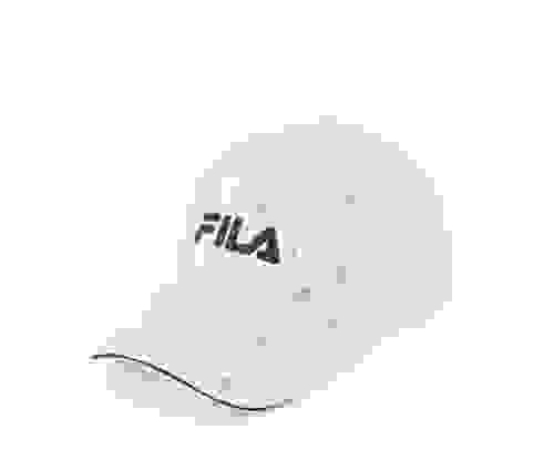 FILA 經典LOGO棒球帽/白色