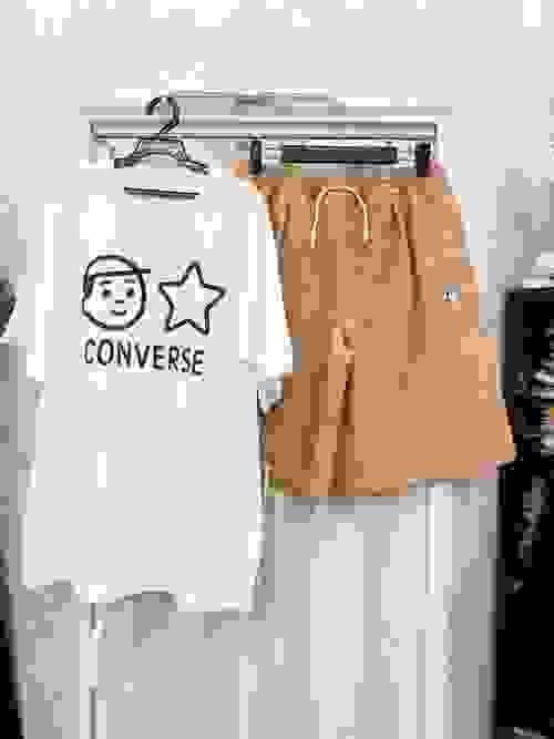 converse x Noritake聯名款上衣/短褲