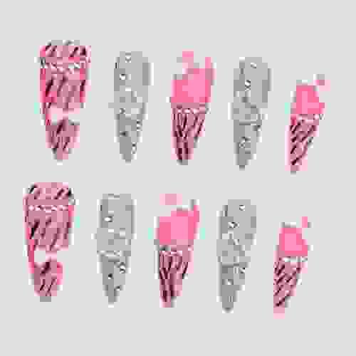 Sweet Pink Wildheart Press-On Nails