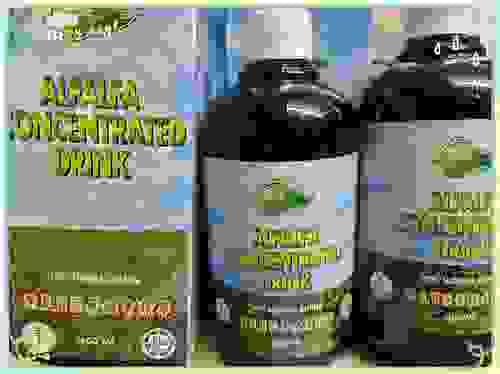 WENG YE康宜叶绿素 Liquid Alfalfa Chlorophyll Nutritional Drink(100% natural Afalfa)500ML