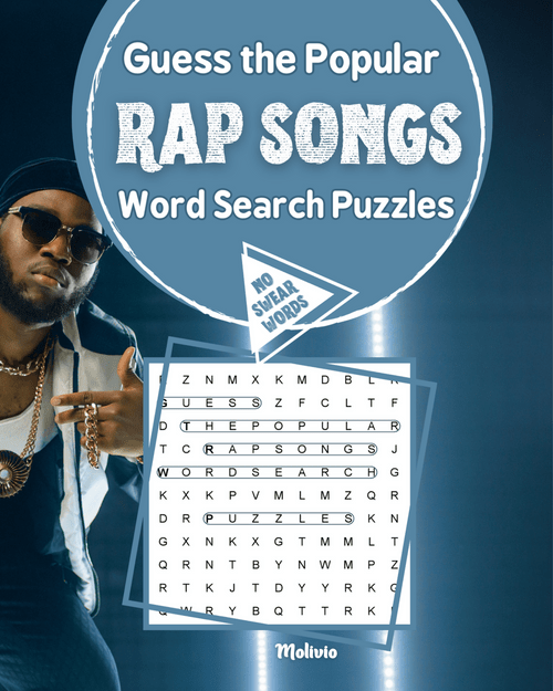 Guess The Popular RAP Songs Word Search Puzzles