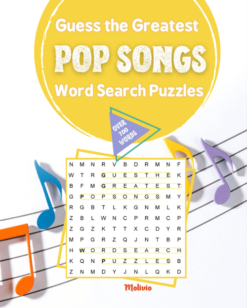 Guess The Popular POP Songs Word Search Puzzles