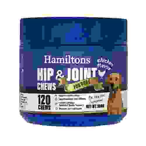 Hip & Joint Supplement 120 Chews for Dogs Chicken Flavour