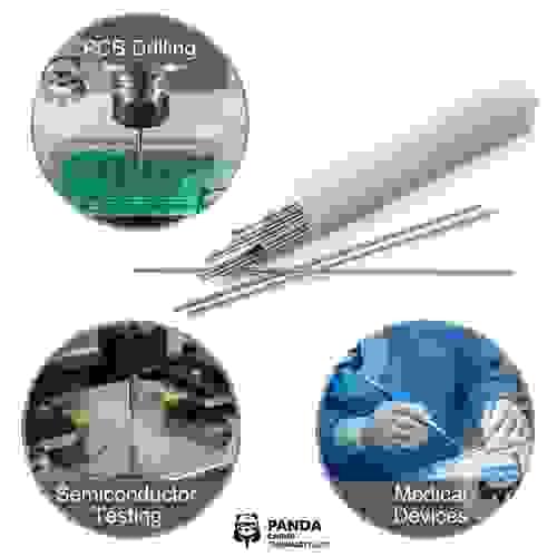 Panda Carbide | Precision Micro Tungsten Carbide Needle Rods | Ultra-Fine Carbide Wire Blanks