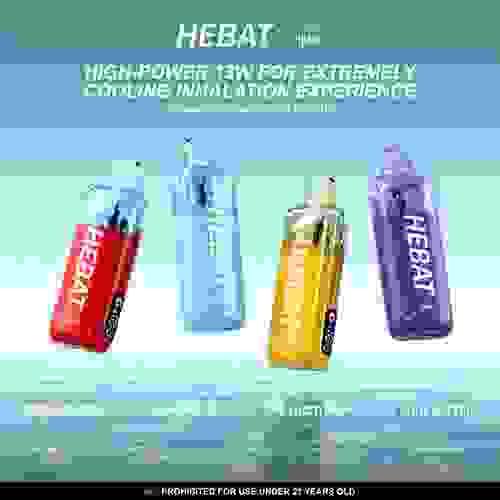 【HEBAT 喜貝】一次性/拋棄式電子煙 15000puffs 30mg-蒸汽樂園