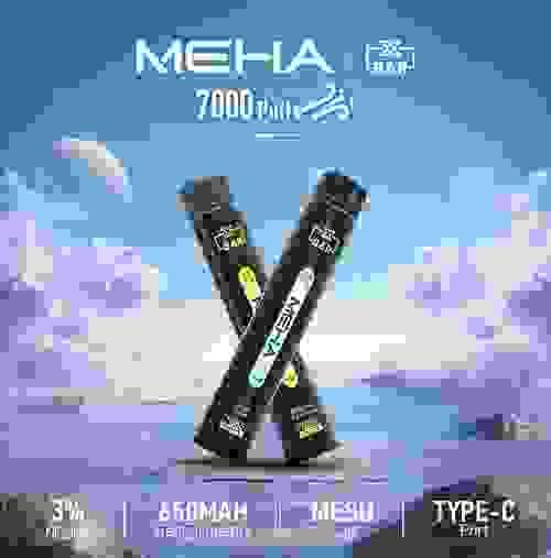 【MEHA XBAR】魅嗨小黑條7000口 650mAh-蒸汽樂園