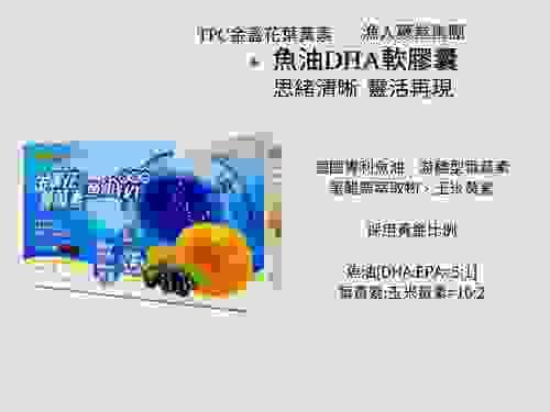 TPC金盞花葉黃素+魚油DHA軟膠囊