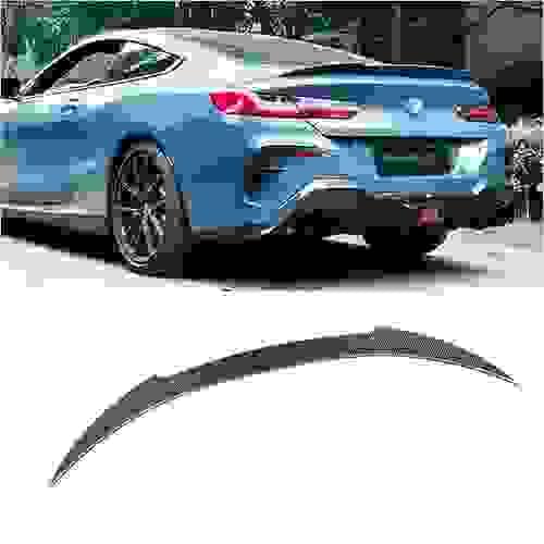 FITS FOR BMW 8 SERIES 840i 2020-2024 DRY CARBON FIBER REAR TRUNK SPOILER WING