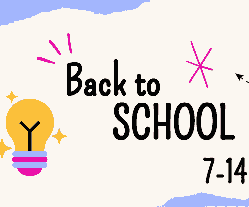 Back to School guide 7-14