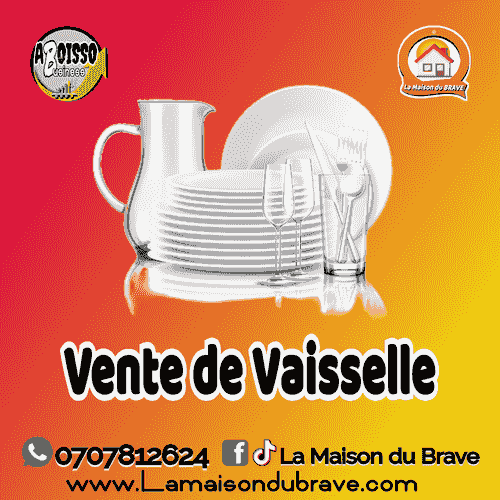 VENTE DE VAISELLE