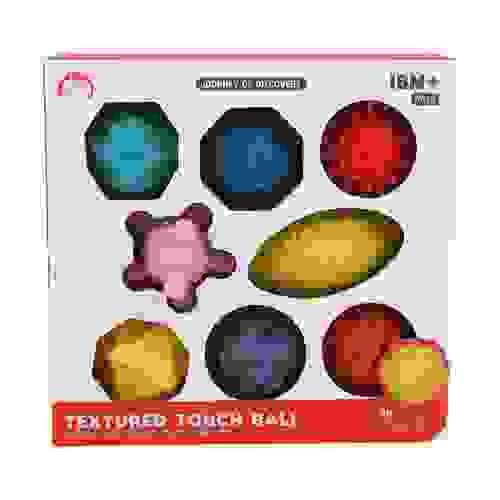 Set mingi senzoriale texturate- Jucarie educativa pentru stimulare tactila 18 luni+