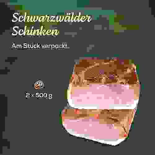Unsere Spezialität: Schwarzwälder Schinken  1000 gr.