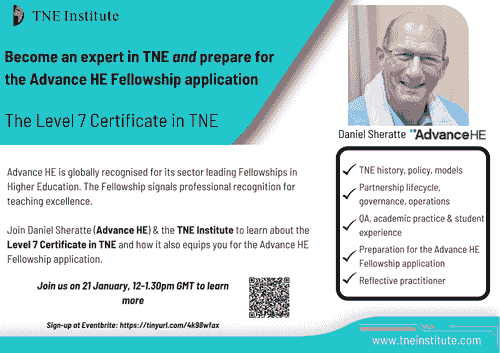 Level 7 Certificate in TNE and the Advance HE Fellowship