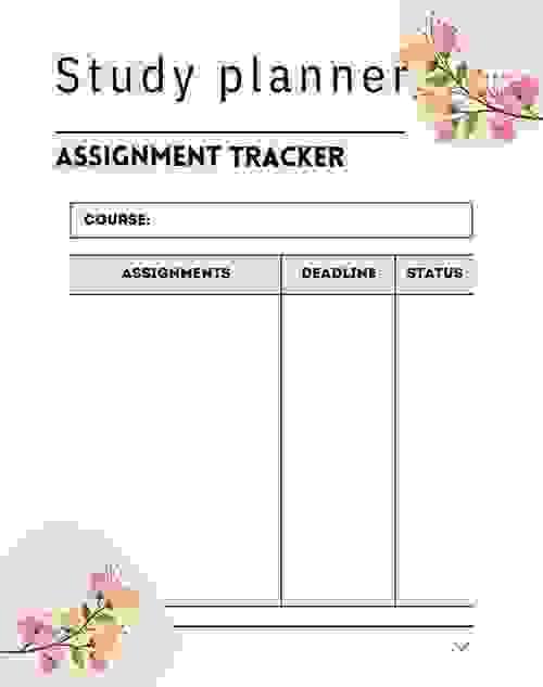 Study Planner & Assignment Tracker – Printable Academic Organizer
