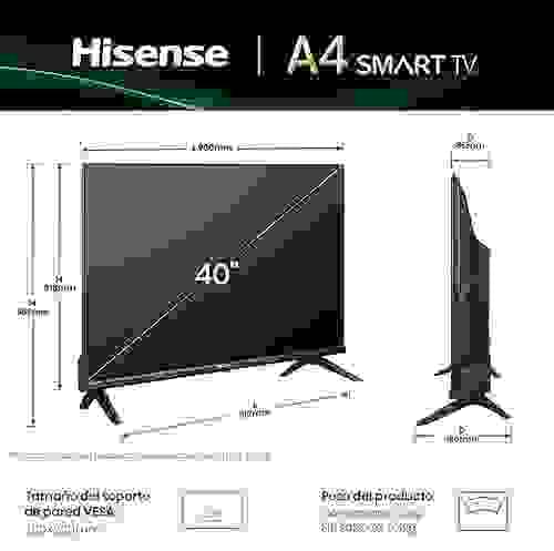 Hisense 40A4Q - FullHD Smart TV 40 Pulgadas 1