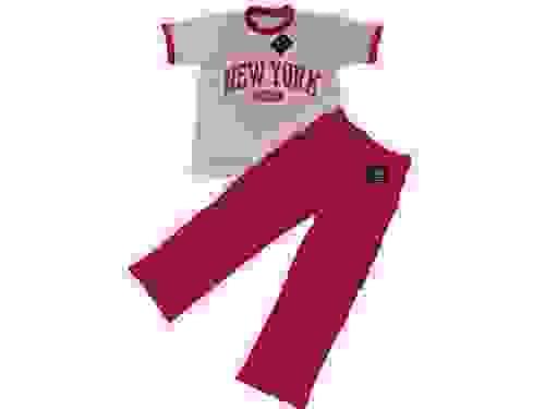Conjunto casual New York rosa Talla 12
