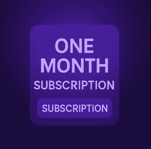 One Month Subscription 