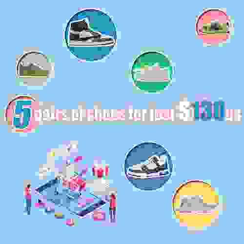 Buy more discount *Only for shoes