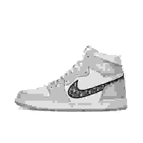 DIOR x Jordan Air Jordan 1 High Og 'White Wolf Grey' 