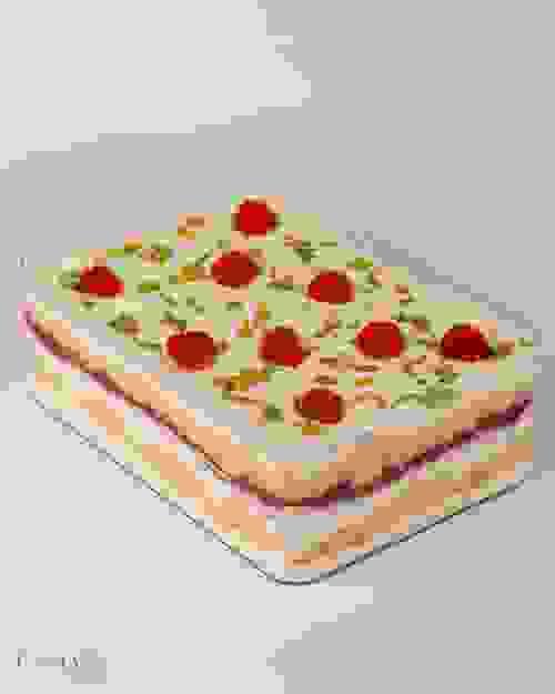 Coconut Raspberry Trifle | (ترايفل جوز الهند والتوت الأحمر)