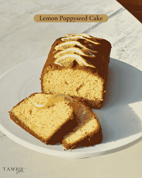 Lemon Poppyseed Cake | (كيك الليمون مع بذور الخشخاش)