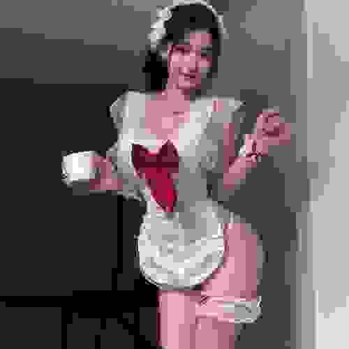 Housemaid's kitchen uniform Sexy pajamas Sensual lingerie