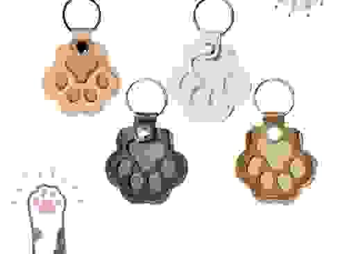 Fur Clipping Key Chain Holder