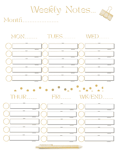 Business Weekly Notes