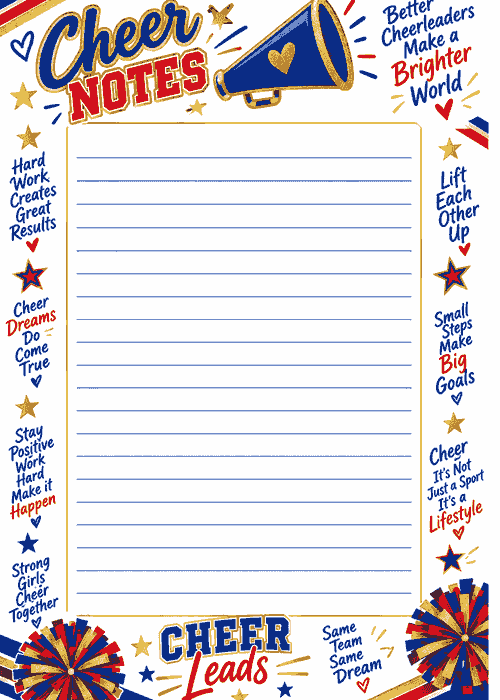 Cheer Notes