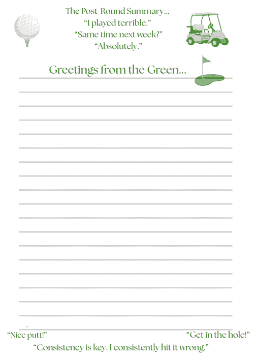 Hello From The Green