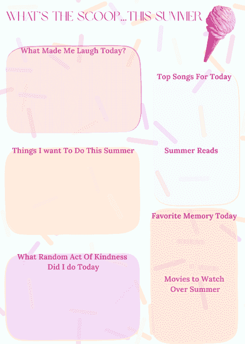 Summer Time Scoop