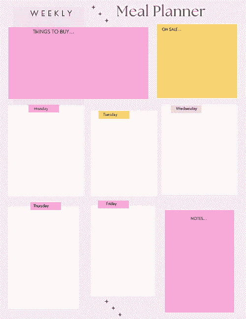 Meal Plan, Prep, Shop